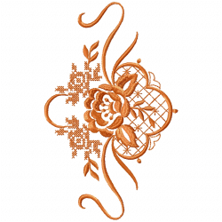 Flowers And Tree Embroidery Design 4 Flowers And Tree Embroidery Design 4